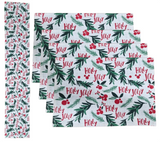 Table runner with placemats: Hessian | Holly Jolly