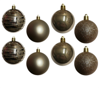Baubles PVC: 8cm | Champagne