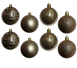 Baubles PVC: 8cm | Champagne