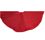 Tree Skirt: Red with Gold glitter | 120cm
