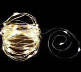 Silver Wire Light: 5m Warm White