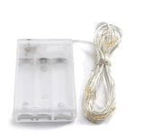 Silver Wire Light: 5m Warm White