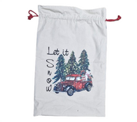 Hessian bag: Trees & Vintage truck