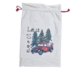 Hessian bag: Trees & Vintage truck
