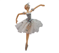 Fairy: 15cm(H) | Silver ballerina