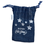 Jude bag: Hessian | Blue with stars