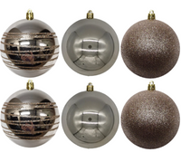 Baubles PVC: 10cm | Champagne