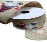 Ribbon: 2.7m (L) x 6.3cm (W) | Hessian Gnomes