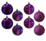 Baubles PVC: 8cm | Purple