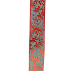 Ribbon: 2.7m (L) x 6.3cm (W) | Hessian with Red twirl