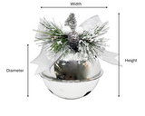 Bell: Silver bell with White bow
